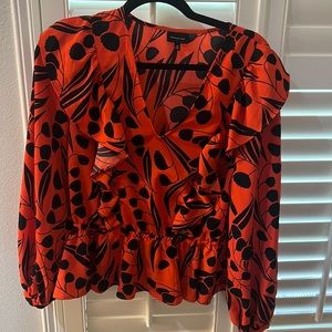 Orange Blouse